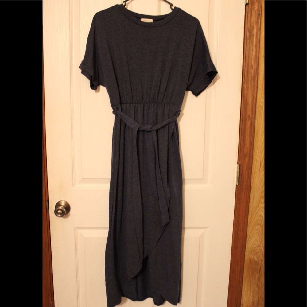 Navy Flamingo Urban Dress